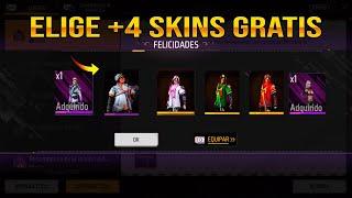 +4 Skins Gratis 7 Aniversario en Free fire Latam Cómo reclamar toda la Incubadora Camaleon Gratis ff