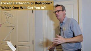 5 Easy Ways to Unlock a Bedroom Door or Unlock a Bathroom Door - Unlock Privacy Lock