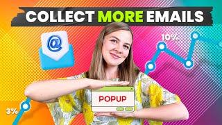 Build email list faster! Pop-up ideas that are not discounts