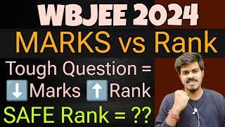 Wbjee 2024 Marks vs Rank || Wbjee Marks Vs Rank 2024