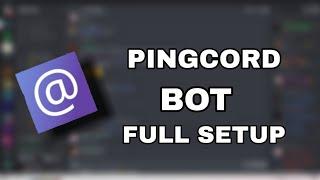 Pingcord Bot Discord Setup (2021) | Pingcord Bot Tutorial For Discord (HINDI)