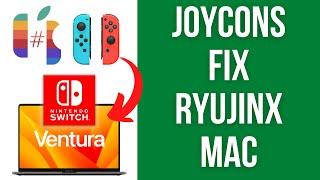 How to fix JoyCon issue with Ryujinx on Mac