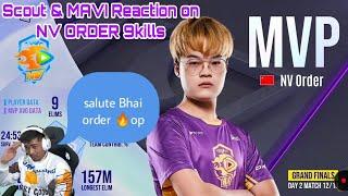 Scout and Mavi Reaction on NV ORDER 9 kills// Nova order MVP