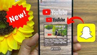 How to Share a YouTube Video in Snapchat (2022)