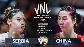 Serbia vs China | Women's VNL 2024