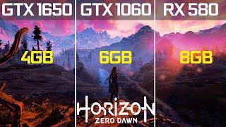 Horizon Zero Dawn - GTX 1060 | RX 580 | GTX 1650 - FPS Test.