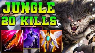 LOL Rengar Jungle Guide Combo Season 14 ! Rengar Build Pro Gameplay S14 League Of Legends 14.20