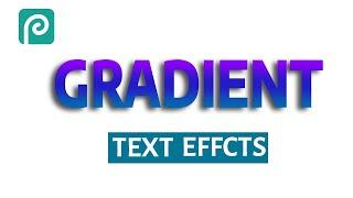 Gradient Text effect in Photopea#easy canva #Photopa tutorial#how to create gradient text effect