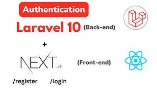 Laravel 10 NextJs Authentication System | NextJs Laravel Auth | Breeze-Next | HINDI