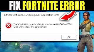 How To Fix Fortnite Error "FortniteClient-Win64-Shipping.exe" On PC