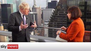 In Full: Boris Johnson talks COVID-19, gas disruption and Russia, in New York