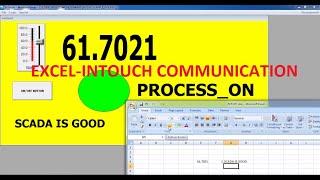 INTOUCH  SCADA AND EXCEL SHEET COMMUNICATION IN INTOUCH SCADA SOFTWARE TUTORIAL PART:14