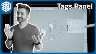 Tags Panel - SketchUp for iPad Square One