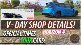 Forza Horizon 4 VALENTINE'S DAY FORZATHON SHOP February 2020 Forzathon Shop How To Get Ford Focus PO