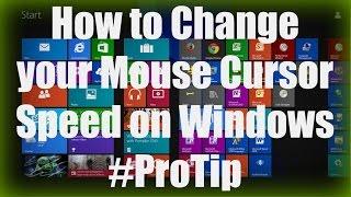 HOW-TO: Control your Mouse Cursor Speed on Windows 10 / 8 / 7 / Vista