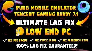 LAG FIX 100% Gameloop & Tencent Gaming Lag Fix Secret Setting Pubg Mobile BDS YT