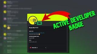 How To Get The Discord Active Developer Badge! (BEFORE IT'S TOO LATE)