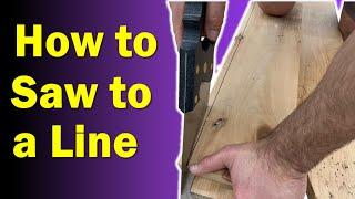Hand Tool Woodworking | Why Can't I Saw a Straight Line?