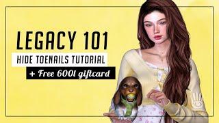 Legacy Meshbody 101: Hide your toenails | FREE GIFT 600L Giftcard | Second Life Tutorial