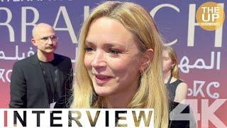 Virginie Efira interview at Marrakech Film Festival Red Carpet 2024