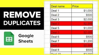 How to Find and Remove Duplicates in Google Sheets (3 Ways)