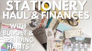 Stationery Haul & Finances Ep. 1 | Spending Breakdown, Budget Chat, and Mini Shop Vlog