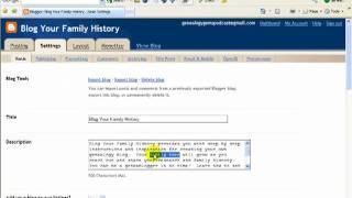 Part 2: How to Blog Your Family History - Genealogy Blogging