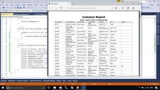 C# Tutorial - Print DataGridView with Header and Footer | FoxLearn