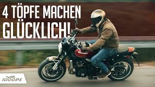 Authentisch Retro! Kawasaki Z900 RS im 2500km Härte-Test auf der Balkan Rally