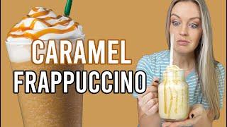 Make the Caramel Frappuccino AT HOME!! #shorts #disneyfood