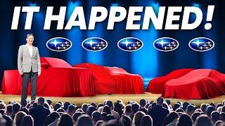 Subaru CEO Reveals 5 NEW Car Models For 2025 & STUNS The Entire Car World!