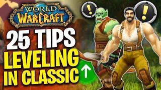 25 Best Tips For Leveling In Classic WoW (Vanilla and TBC)