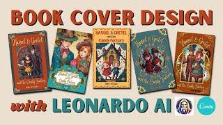 How To Design Book Covers with Leonardo AI & Canva for Beginners | EASY Step-by-Step Tutorial
