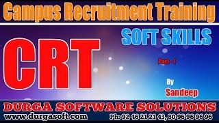 Campus Recruitment Training (CRT)||SoftSkills||SoftSkills Part-1 by Sandeep