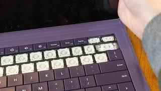 Surface Pro 3 keyboard key removal