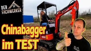 TOP oder FLOP? 920kg China-Minibagger im TEST (HZC-Power)