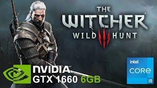 GTX 1660 6GB + i5 9400f + 16GB RAM Test in The Witcher 3 (1080p)