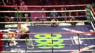 Jordan Gill KO's Arron Flinn in 36 seconds