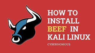 How to Install Beef in Kali Linux || Installing BEeF on Linux OS || Cybernomous