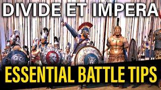 DIVIDE ET IMPERA 10 ESSENTIAL BATTLE TIPS! - Total War: Rome 2 DEI Guide