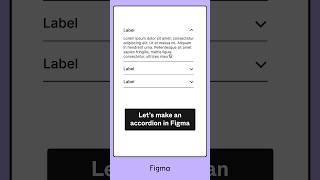 Let's make a bouncy accordion in Figma #shorts