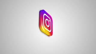 Instagram 3D Logo Animation Tutorial in After Effects | No Plugins | 3D Intro Tutorial 2023