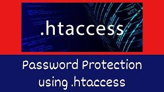 Password Protect Website using .htaccess file