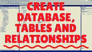 SQL Server Database Creation, Tables and Relationships | SQL Server Management Studio