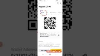 How to copy Usdt address on Binance