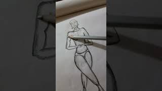 how to sketches anatomy figure ‍️‍️@shabimania11 #fashiondesigner #sketch #pencilsketch