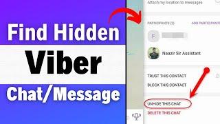 How to Find Hidden Chats/Messages on Viber? Access Hidden Viber Chats (2023)