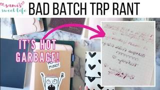 EPIC BAD BATCH TRP RANT & DEEP DIVE 2025 | The Future of Sanzen Tomoe River Paper Planners