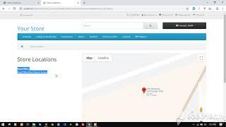 OpenCart Google Map Store Locations Extension