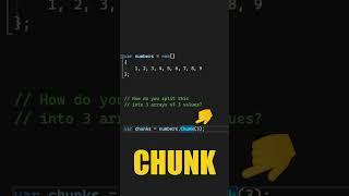 Why Are You Not Using LINQ Chunk? #shorts